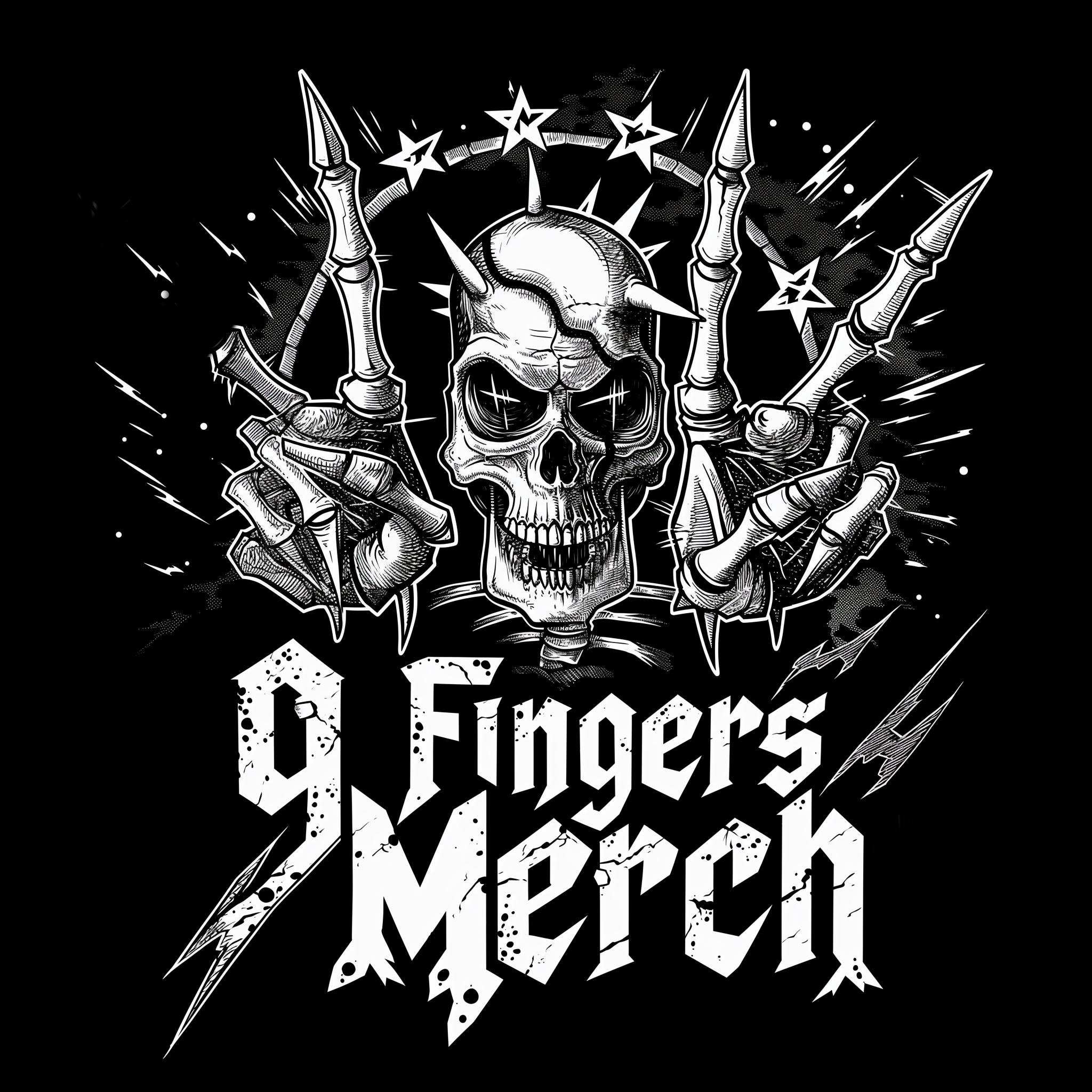 9 Fingers Merch Logo